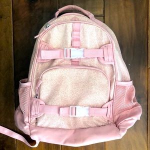 Pottery Barn Kids Pink Sparkle Glitter Large Mackenzie Backpack